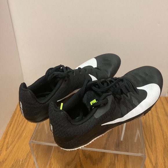 Men's Nike Zoom Rival S Track & Field Sprinting Spikes Black & White US Size 7 - Picture 3 of 13